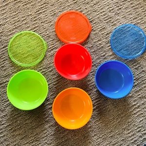 NUK bowls with lids